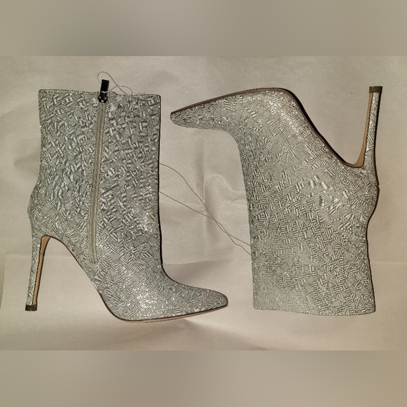 Shoes - Silver Elditas Heel Boots